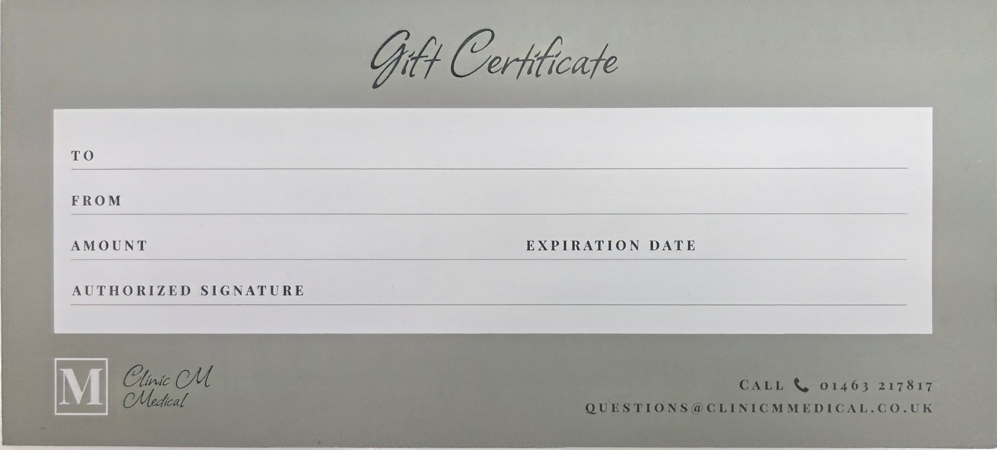 Clinic M Gift Voucher